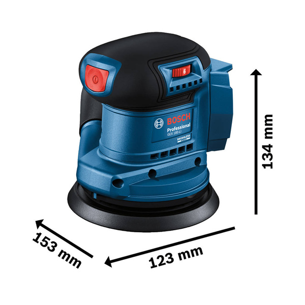 Szlifierka mimośrodowa Bosch GEX 185-LI