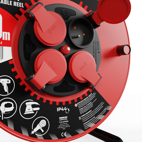 Przedłużacz bębnowy Kel Professional W-97922, 30M/3X2,5