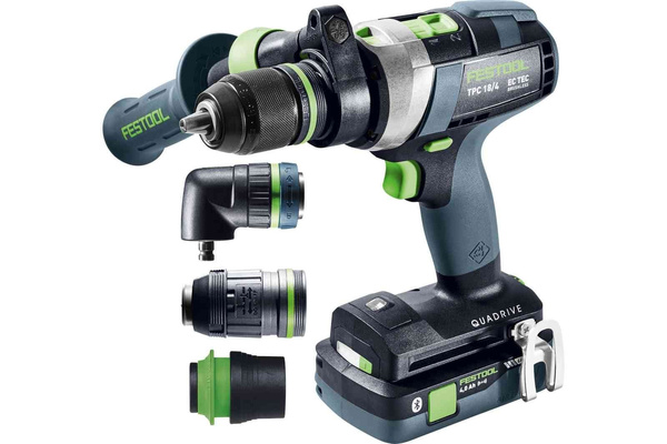  Akumulatorowa wiertarko-wkrętarka udarowa QUADRIVE TPC 18/4 5,2/4,0 I-Set/XL-SCA FESTOOL 576772