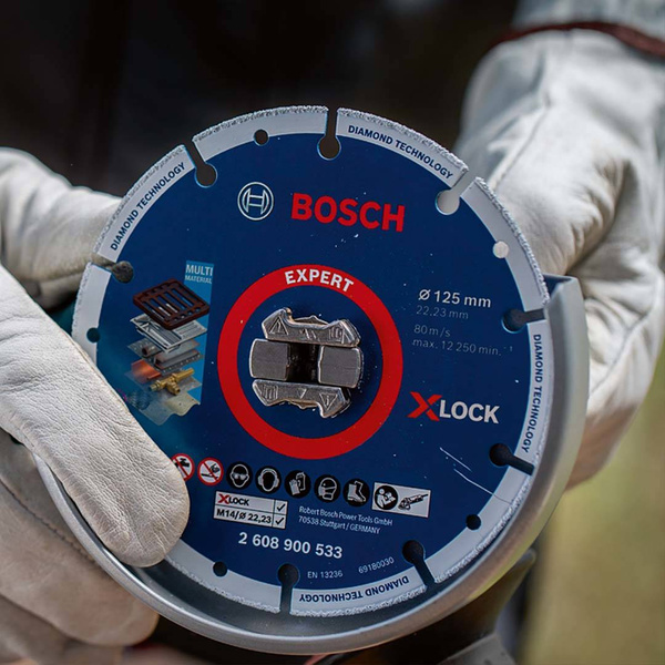 Tarcza do cięcia metalu 125mm Bosch Expert X-LOCK 2608900533