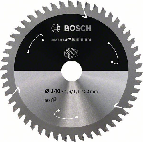 Tarcza do piły tarczowej bezprzewodowej Standard for Aluminium 140 × 1,6 / 1 × 20 T50 Bosch 2608837755