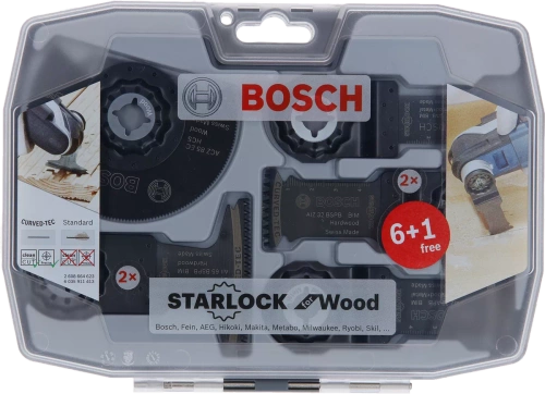 Zestaw brzeszczotów do drewna Bosch 2608664623 do narzędzi wielofunkcyjnych z mocowaniem Starlock