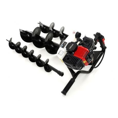 Wiertnica spalinowa 5,2KM 3 wiertła KD174 KRAFT&DELE