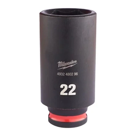 Nasadka udarowa Milwauke SHOCKWAVE™ Impact Duty 3/8" rozmiar 22 mm