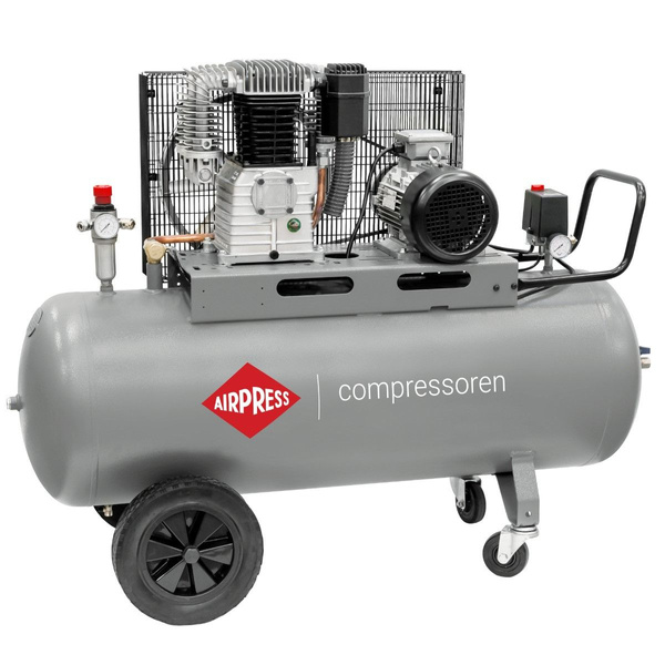 Kompresor dwutłokowy olejowy Airpress HK 650-200 Pro 11 bar 5.5 KM/4 kW 400V 469 l/min 200 l