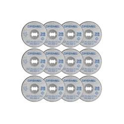 Tarcze tnące do metalu Dremel 38 mm x 1.25 mm 2615S456JD 12 szt.