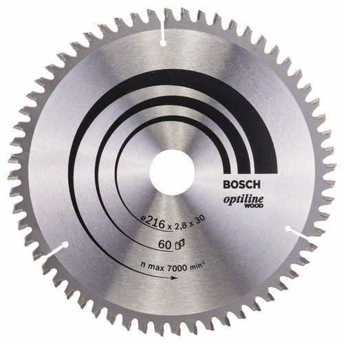 Tarcza pilarska Optiline Wood 216x30 Bosch 2608640642