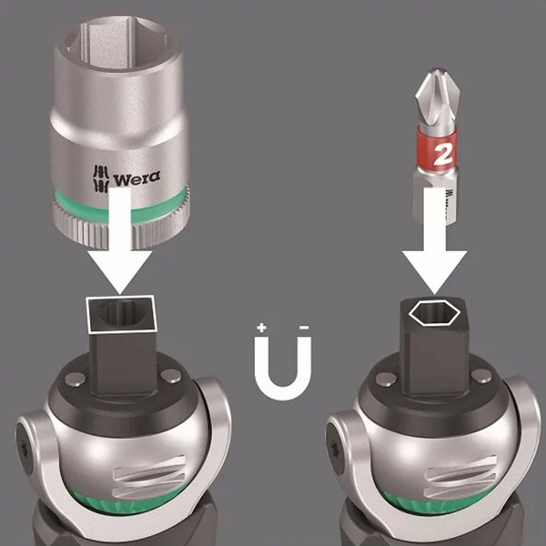 Wkrętak z magazynkiem Wera Zyklop Pocket 8009 Set 1