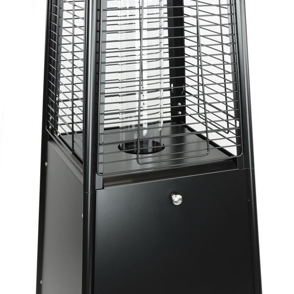 Parasol grzewczy Belivio AGNI czarny