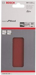 Papier ścierny C430, opakowanie 10 szt. 80 x 130 mm, P 80 Bosch 2608605280