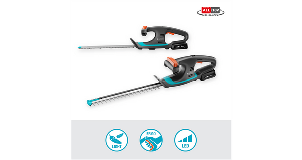 Akumulatorowe nożyce do żywopłotu Gardena EasyCut 40/18V P4A (z akumulatorem) 14733-20