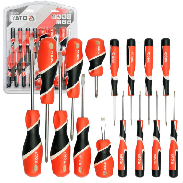 Zestaw 15 szt. wkrętaków Yato YT-25981