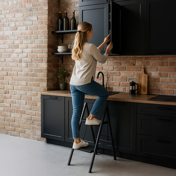 Drabinka 2-stopniowa Werkstar EMMA Black