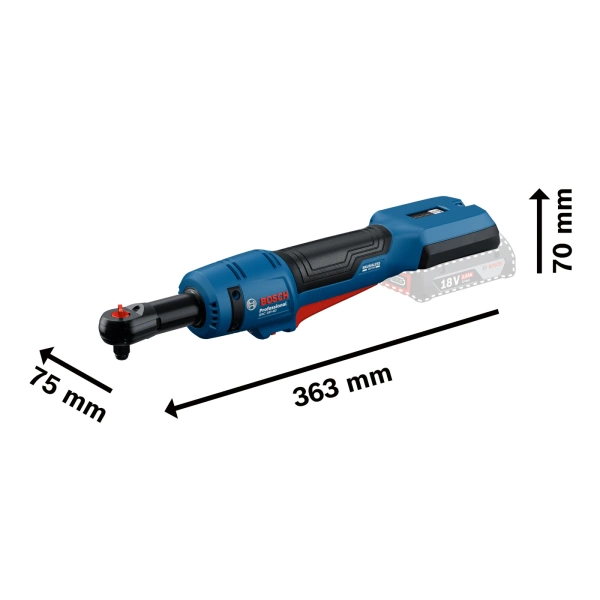 Grzechotka akumulatorowa Bosch GRC 18V-60 4053423332452