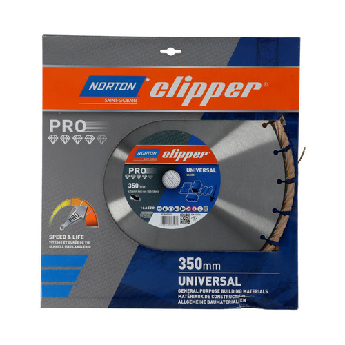 Tarcza diamentowa do cięcia betonu 350 x 25,4 mm Norton Clipper 70184607692