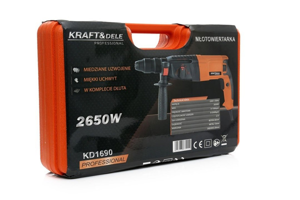 Kraft&Dele młotowiertarka 2650W KD1690