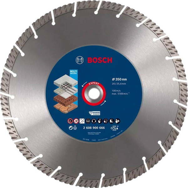 Diamentowa tarcza tnąca EXPERT MultiMaterial 400 x 20/25,40 x 3,3 x 12 mm Bosch (2608900667)