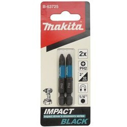 Bity udarowe PH2 50mm x2 1/4" Makita B-63725  Impact Black