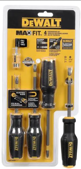 Zastaw wkrętaków 4 szt.  FULLFIT DWHT62054-0 DeWALT