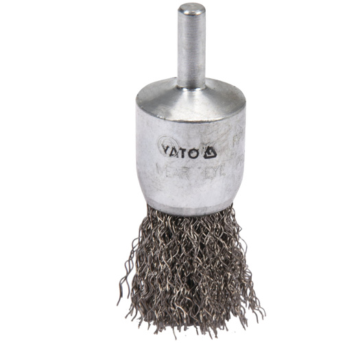 Szczotka druciana czołowa do INOX z 25mm YATO YT-47496