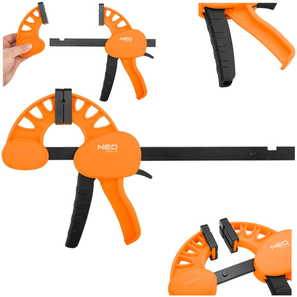 Ścisk automatyczny 75 x 150 mm NEO Tools 45-500
