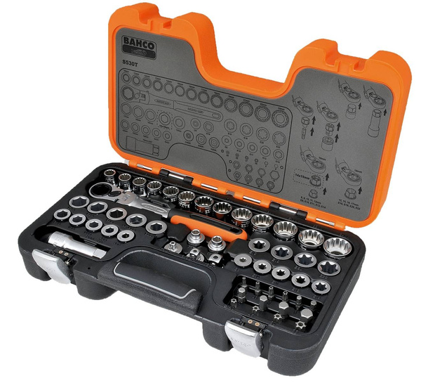 Zestaw nasadek przelotowych Bahco S530T