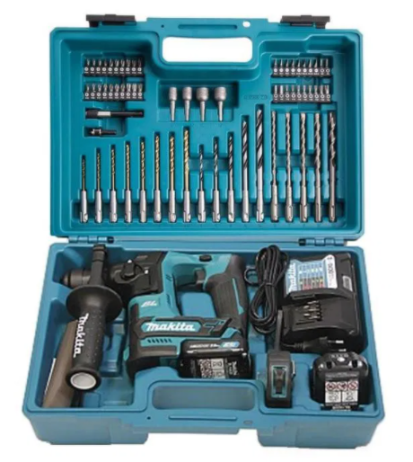 Akumulatorowa młotowiertarka z akcesoriami HR140DWYE1 Makita