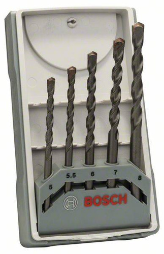 5-elem. zestaw wierteł do betonu CYL-3, 5–8 mm Bosch 2607017081