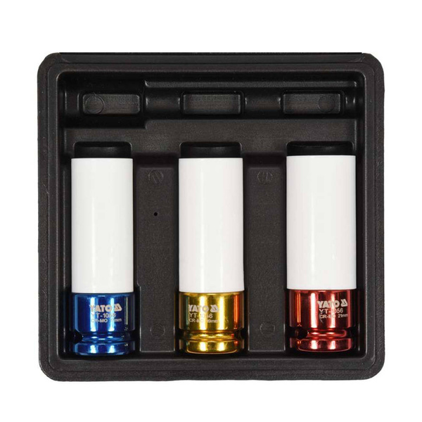 Zestaw nasadek udarowych do felg aluminiowych Yato YT-1056