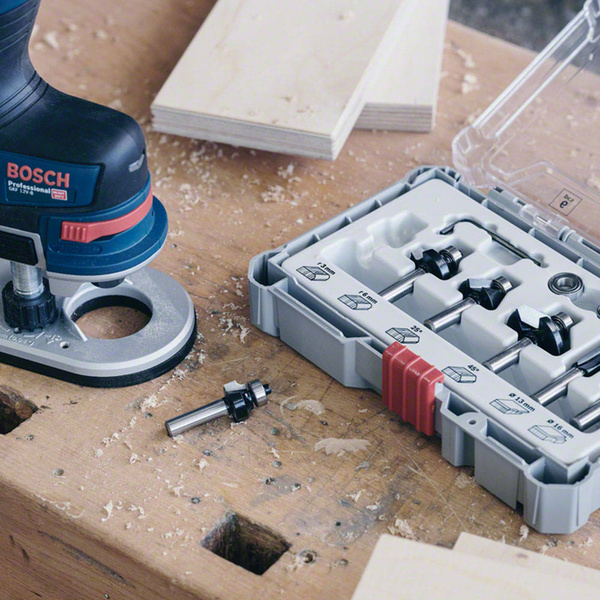 Frezy do drewna z trzpieniem 6mm Bosch 2607017471