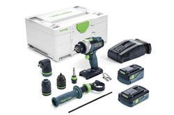 Akumulatorowa wiertarko-wkrętarka udarowa QUADRIVE TPC 18/4 5,2/4,0 I-Set/XL-SCA FESTOOL 576772