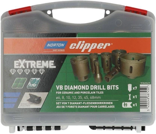 Zestaw wierteł koronowych Norton Clipper Extreme VB 70184694419