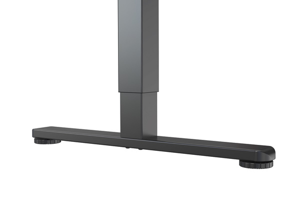 Biurko elektryczne 140x60 cm Zyonix FLUX Black Rustical Oak