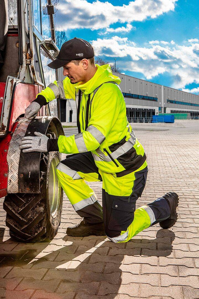 Bluza robocza ostrzegawcza, żółta, Neo 81-745-M