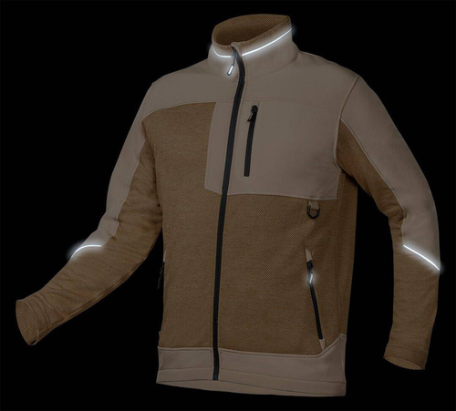 Bluza softshell OUTDOOR, beżowa, NEO Tools 81-516-M