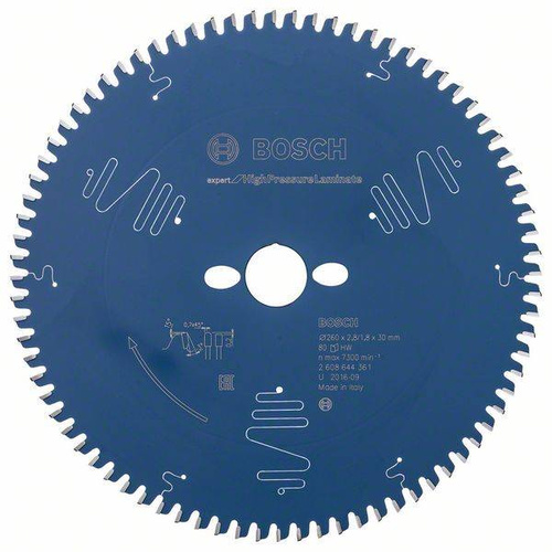 Tarcza Expert for High Pressure Laminate do pił kątowych 260x30 Bosch 2608644361