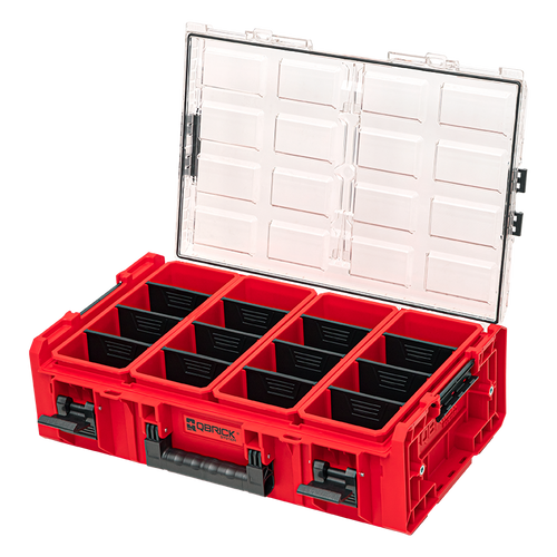 Organizer Qbrick System ONE 2XL RED Ultra HD Custom + Qbrick System ONE Connect Adapters