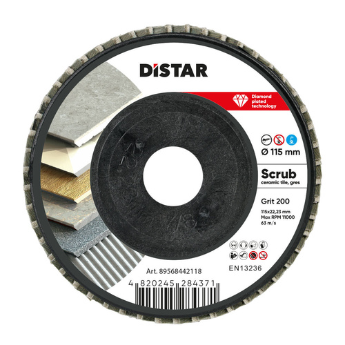 Diamentowa tarcza listkowa Distar 115x22,23 mm #200 89568442118