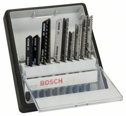 10-elem. zestaw brzeszczotów do wyrzynarki Robust Line do różnych rodzajów materiałów specjalnych (uchwyt T) Bosch 2607010574