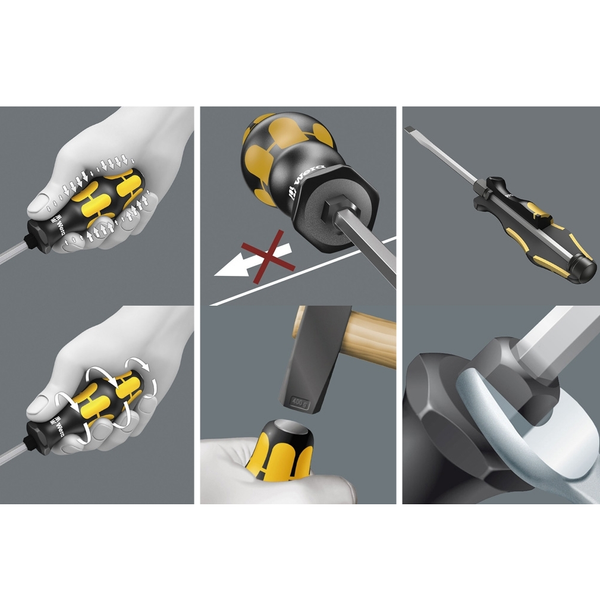 Zestaw wkrętaków do pobijania Wera 05018282001 - zestaw 6 sztuk