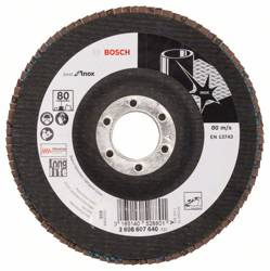 Listkowa tarcza szlifierska X581, Best for Inox 125x22,23x80 Bosch 2608607640