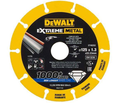 Tarcza diamentowa do stali 125mm DT40252-QZ DeWalt