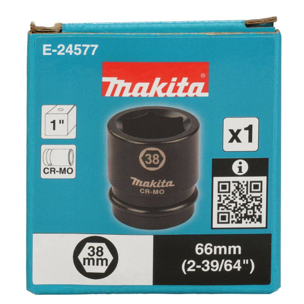 Nasadka udarowa 1" 38x66 mm Makita E-24577