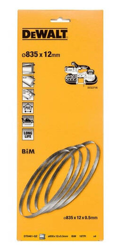 Brzeszczot Bi-Met do pilarki taśmowej DCS371 DeWalt DT8461-QZ 4szt.