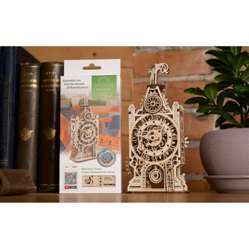 Stara wieża zegarowa UGEARS 70169