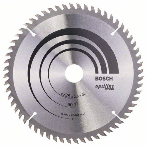 Tarcza pilarska Optiline Wood 235x30 Bosch 2608641192