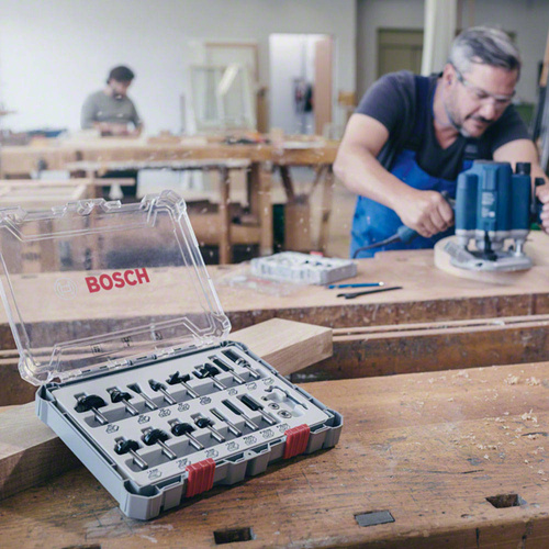 Frezy do drewna z trzpieniem 6mm Bosch 2607017471