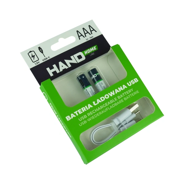 Akumulatorki AAA/USB-C/750/2B Plastrol W-00536