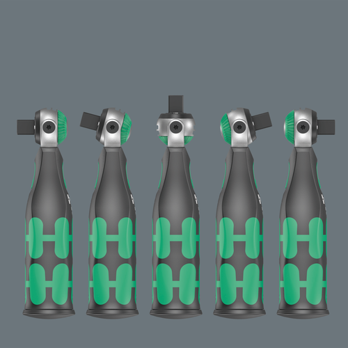 Kompaktowa grzechotka Wera 8009 Zyklop Pocket Set 3, 27 el. 05004284001