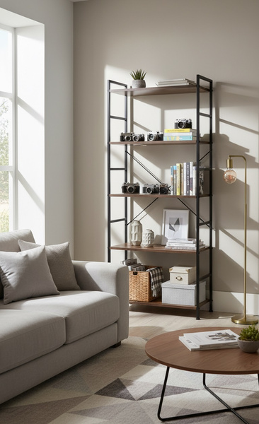 Regał Belivio FOGO RUSTICAL OAK